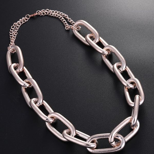 wholesale-fashion luxury designer exaggerated vintage big metal chain choker statement necklace for women rose gold, Silver
wholesale-fashion luxury designer exaggerated vintage big metal chain choker statement necklace for women rose gold, Silver