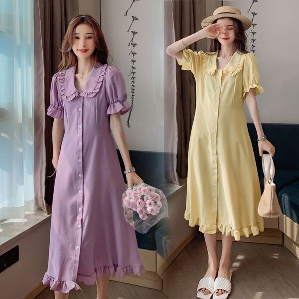 pregnant women clothespregnant woman dress summer new chiffon wave point skirt short-sleeved midi dress temperament casual skirt, White
pregnant women clothespregnant woman dress summer new chiffon wave point skirt short-sleeved midi dress temperament casual skirt, White