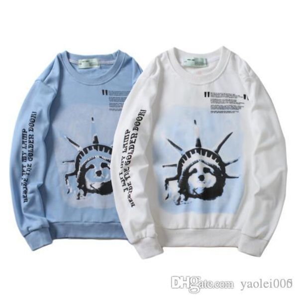 the new torch goddess oil painting printing round neck sweater men and women lovers jacket tide, Black
the new torch goddess oil painting printing round neck sweater men and women lovers jacket tide, Black