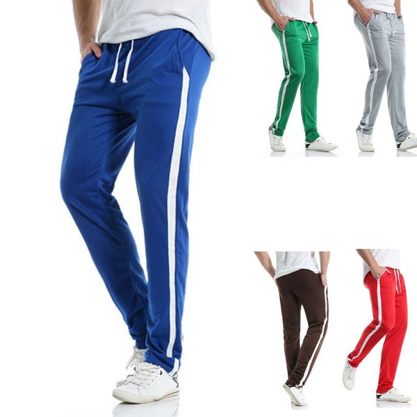 2019 new summerslim jogging pants men's casual slim sports pants striped trousers long jogger slim fitted gyms z430, Black
2019 new summerslim jogging pants men's casual slim sports pants striped trousers long jogger slim fitted gyms z430, Black