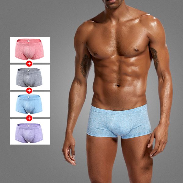 men breathable gay men's boxer trunks classic soft male panties wholesale cotton underwears boxers shorts, Black;white
men breathable gay men's boxer trunks classic soft male panties wholesale cotton underwears boxers shorts, Black;white