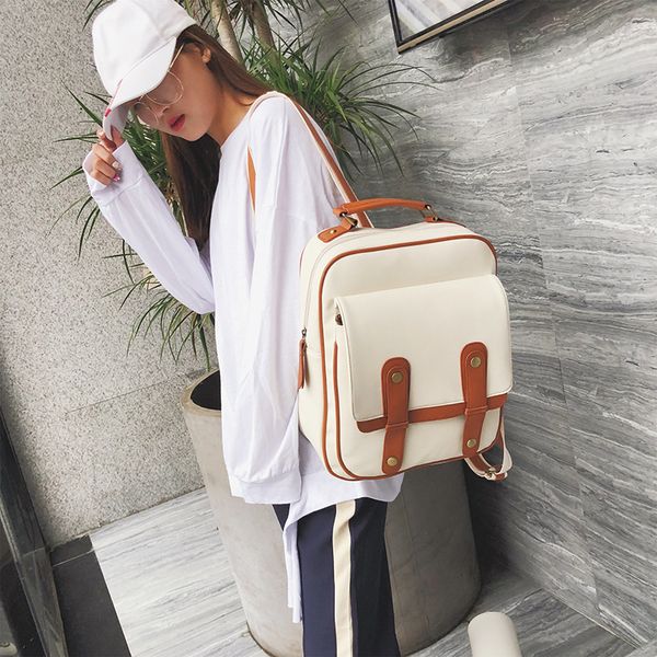 2020 new korean shoulder bag women's casual fashion large capacity multi-purpose ladies backpack