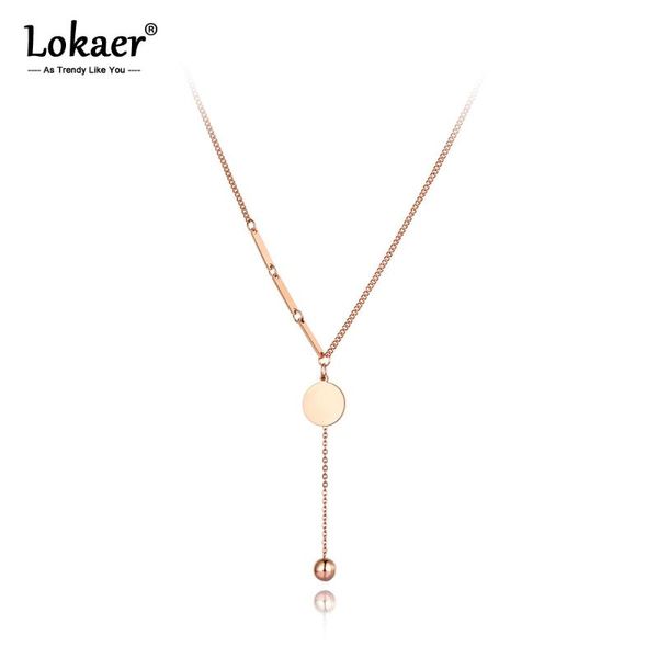 lokaer fashion bohemia titanium stainless steel round tag chain choker necklace beach ball pendant necklace for women n20101, Golden;silver
lokaer fashion bohemia titanium stainless steel round tag chain choker necklace beach ball pendant necklace for women n20101, Golden;silver