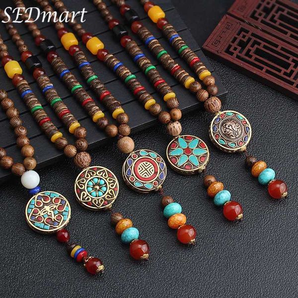 pendant necklaces sedmart retro ethnic wood lotus buddha statue for women nepalese mantra wooden/glass beads sweater chain gifts, Silver
pendant necklaces sedmart retro ethnic wood lotus buddha statue for women nepalese mantra wooden/glass beads sweater chain gifts, Silver