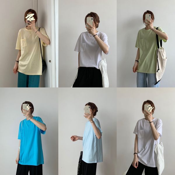 summer ice cream t-shirt refreshing light color versatile simple comfortable cotton ice cream small pocket small pocket round collar short s, White
summer ice cream t-shirt refreshing light color versatile simple comfortable cotton ice cream small pocket small pocket round collar short s, White