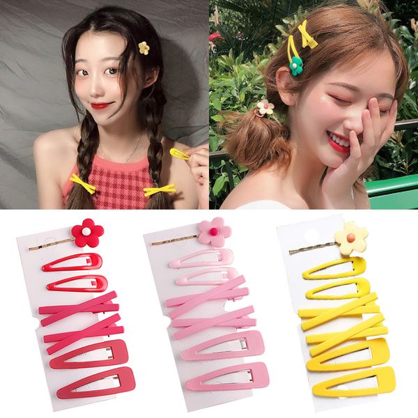 7pcs/set colorful hair pins cross hair clips accessories for women girls colored pins snap clips@88, Golden;white
7pcs/set colorful hair pins cross hair clips accessories for women girls colored pins snap clips@88, Golden;white