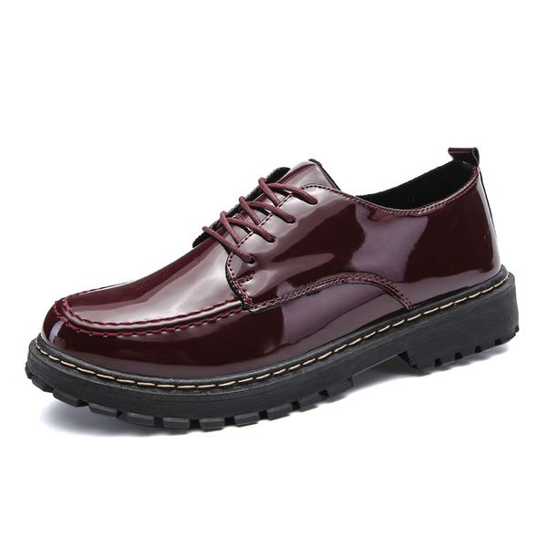 patent leather men's ankle shoes autumn winter fashion men sneakers low male leather oxfords, Black
patent leather men's ankle shoes autumn winter fashion men sneakers low male leather oxfords, Black