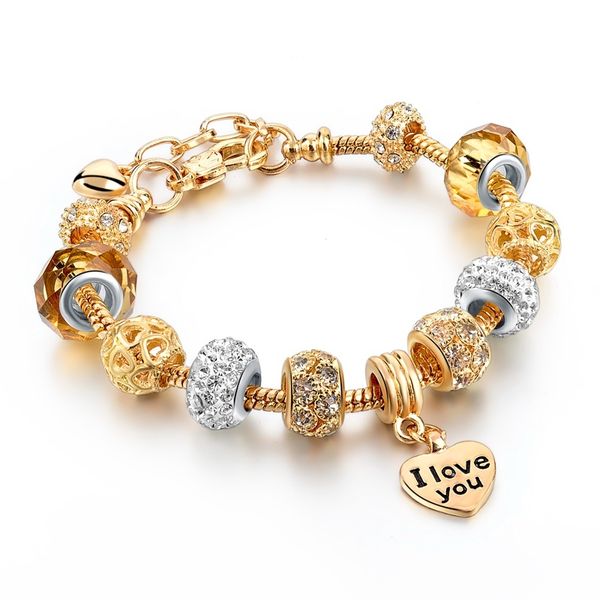 attractto heart charm bracelets&bangles gold crystal beads bracelets for women diy love jewelry pulseira masculina sbr160039, Silver
attractto heart charm bracelets&bangles gold crystal beads bracelets for women diy love jewelry pulseira masculina sbr160039, Silver
