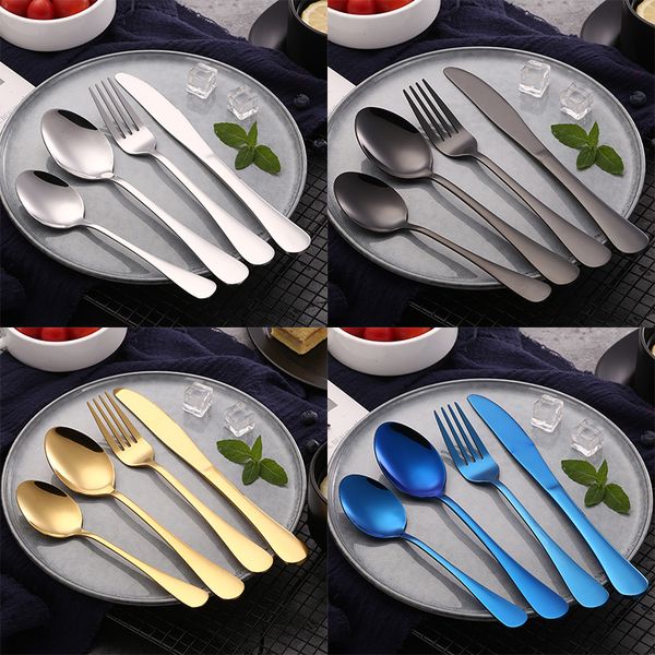 5 colors gold cutlery flatware set spoon fork knife teaspoon stainless dinnerware set luxury cutlery tableware set tc190329 50pcs
5 colors gold cutlery flatware set spoon fork knife teaspoon stainless dinnerware set luxury cutlery tableware set tc190329 50pcs