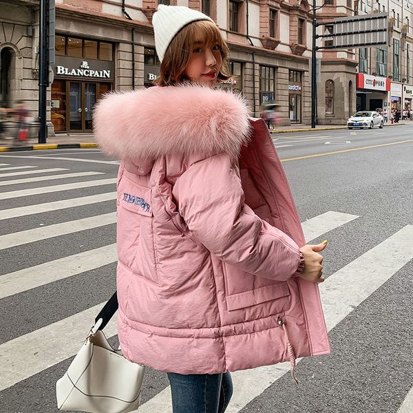 women winter jackets coat 2019 casual thick warm big fur hooded parkas coat solid winter sintepon jacket female outwear coat y190926, Black;white
women winter jackets coat 2019 casual thick warm big fur hooded parkas coat solid winter sintepon jacket female outwear coat y190926, Black;white