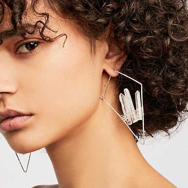 wing yuk tak irregular natural stone hoop earrings for women fashion vintage hiphop party statement earrings, Golden;silver
wing yuk tak irregular natural stone hoop earrings for women fashion vintage hiphop party statement earrings, Golden;silver
