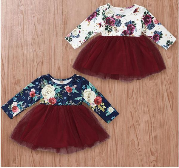baby long sleeve rose print dress girl floral print skirt kids clothes one piece zht 334, Red;yellow
baby long sleeve rose print dress girl floral print skirt kids clothes one piece zht 334, Red;yellow