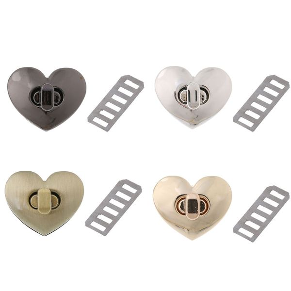 heart shape clasp turn lock twist lock metal hardware for diy handbag bag purse, Black
heart shape clasp turn lock twist lock metal hardware for diy handbag bag purse, Black