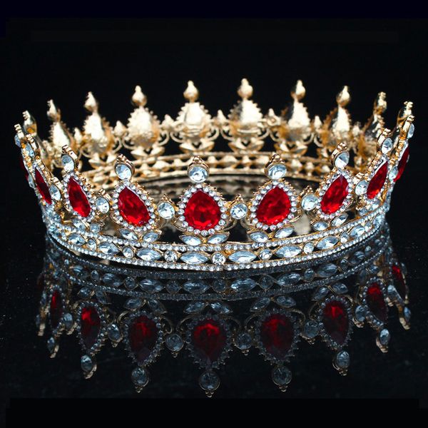 large vintage queen king bridal taira crowns for bride women pageant prom hair ornaments wedding bride head jewelry accessories, Golden;white
large vintage queen king bridal taira crowns for bride women pageant prom hair ornaments wedding bride head jewelry accessories, Golden;white