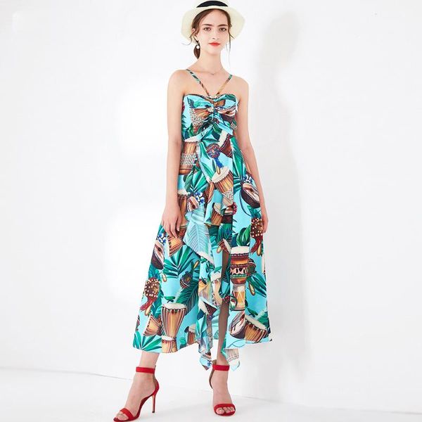 casual dresses red roosarosee designer 2021 women spring summer dress fashion halter-neck print holiday lady boho vestidos robe, Black;gray
casual dresses red roosarosee designer 2021 women spring summer dress fashion halter-neck print holiday lady boho vestidos robe, Black;gray