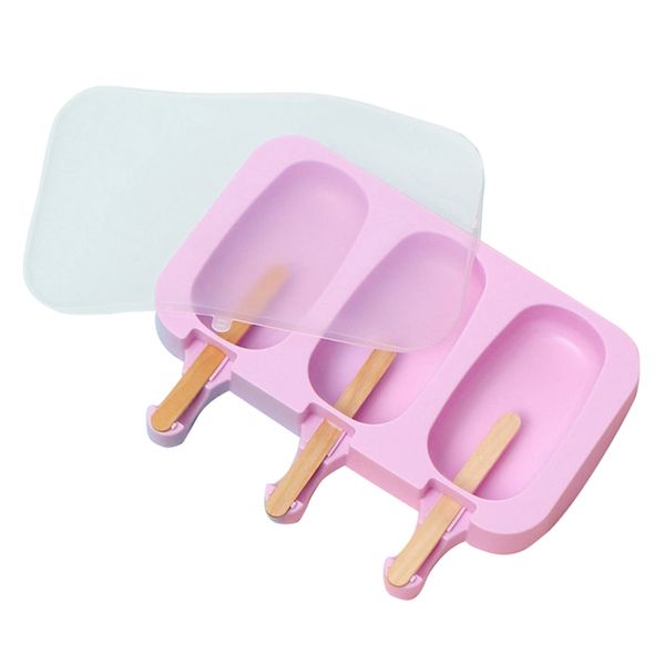 силиконовые cute ice cream mold с крышкой diy ice cream maker с 100x деревянные палочки, 2шт
силиконовые cute ice cream mold с крышкой diy ice cream maker с 100x деревянные палочки, 2шт