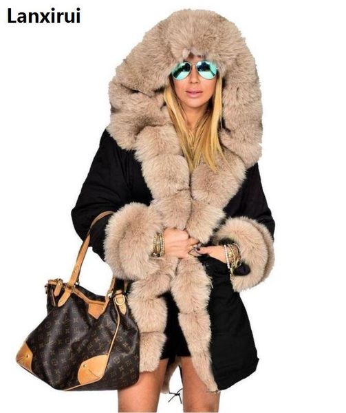 woman luxury fur collar parkas winter warm coat fashion lady outwear high street fur sleeve warm coat jackets 5xl, Black
woman luxury fur collar parkas winter warm coat fashion lady outwear high street fur sleeve warm coat jackets 5xl, Black