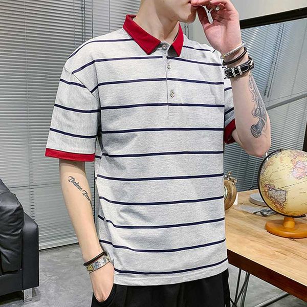 brand striped men shirt summer contrast collar short sleeve mens blouse fashion slim fit vetements homme asian size, White;black
brand striped men shirt summer contrast collar short sleeve mens blouse fashion slim fit vetements homme asian size, White;black