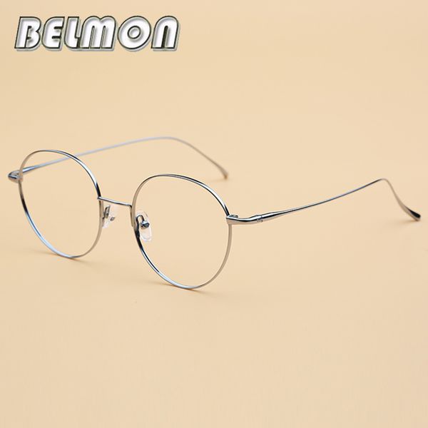pure titanium spectacle frame women vintage round eyeglasses men computer optical glasses for female male retro clear lens rs353, Black
pure titanium spectacle frame women vintage round eyeglasses men computer optical glasses for female male retro clear lens rs353, Black