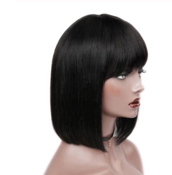 lace front human hair bob wigs virgin hair peruvian full lace wig with baby hairs glueless full lace human wigs with bangs, Black;brown
lace front human hair bob wigs virgin hair peruvian full lace wig with baby hairs glueless full lace human wigs with bangs, Black;brown