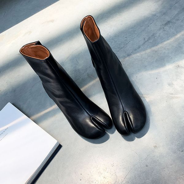 leepo mid calf boots for women cow leather split toe zippers black color high heels female winter short plush boots
leepo mid calf boots for women cow leather split toe zippers black color high heels female winter short plush boots