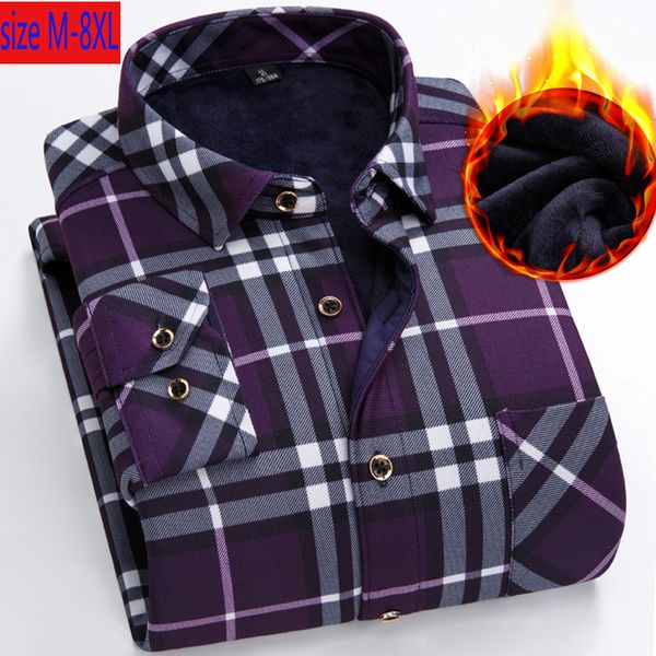 new fashion plus velvet warm thicken loose winter casual plaid dress shirts men shirt long sleeve plus size -3xl4xl5xl6xl7xl8xl, White;black
new fashion plus velvet warm thicken loose winter casual plaid dress shirts men shirt long sleeve plus size -3xl4xl5xl6xl7xl8xl, White;black