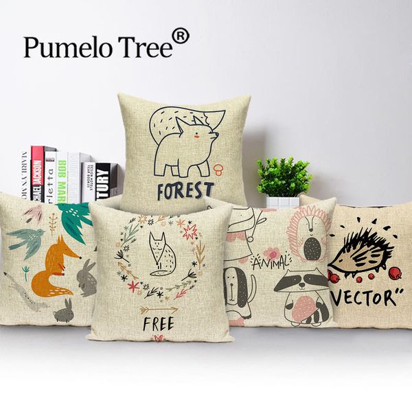 cartoon throw pillow case linen animal bunny cushion cover decorative pillows for sofa fox pillow custom cushions
cartoon throw pillow case linen animal bunny cushion cover decorative pillows for sofa fox pillow custom cushions
