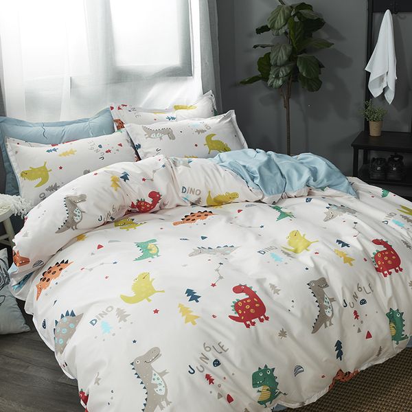 cartoon dinosa print 3/ 4pcs bedding set no quilt bed linen set duvet cover flat sheet pillowcase bed sets home bedding
cartoon dinosa print 3/ 4pcs bedding set no quilt bed linen set duvet cover flat sheet pillowcase bed sets home bedding