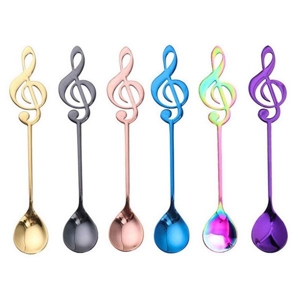 6pcs stainless steel spoon coffee note shape music theme tea stirring spoon small ice cream dessert scoop flatware
6pcs stainless steel spoon coffee note shape music theme tea stirring spoon small ice cream dessert scoop flatware