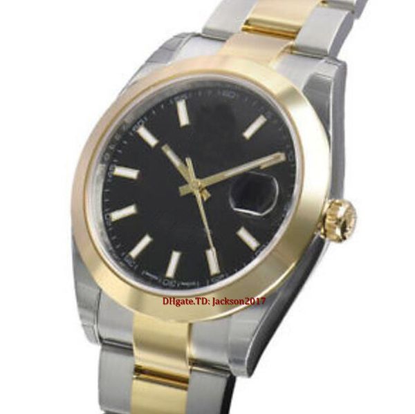 christmas gift original box certificate mens watches 41mm 126303 mens steel gold smooth bezel black index dial, Slivery;brown
christmas gift original box certificate mens watches 41mm 126303 mens steel gold smooth bezel black index dial, Slivery;brown