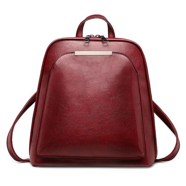 vintage oil wax leather backpack for women large capacity school bag for girls leisure shoulder travel bags female rucksack
vintage oil wax leather backpack for women large capacity school bag for girls leisure shoulder travel bags female rucksack