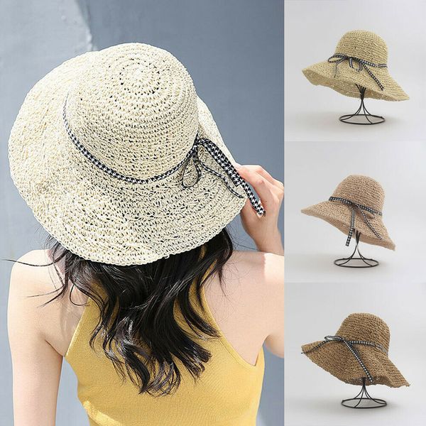 2019 women straw summer hats ladies wide brim stylish bow detail sun hat, Blue;gray
2019 women straw summer hats ladies wide brim stylish bow detail sun hat, Blue;gray