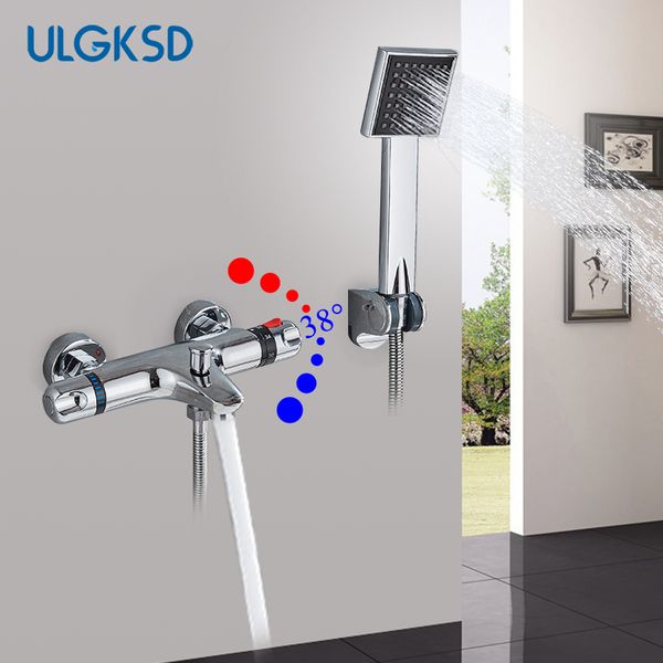 chrome thermostatic bathtub faucet bathroom cold mixer tap wall mounted bath shower faucets handdshower robinet baignoire
chrome thermostatic bathtub faucet bathroom cold mixer tap wall mounted bath shower faucets handdshower robinet baignoire