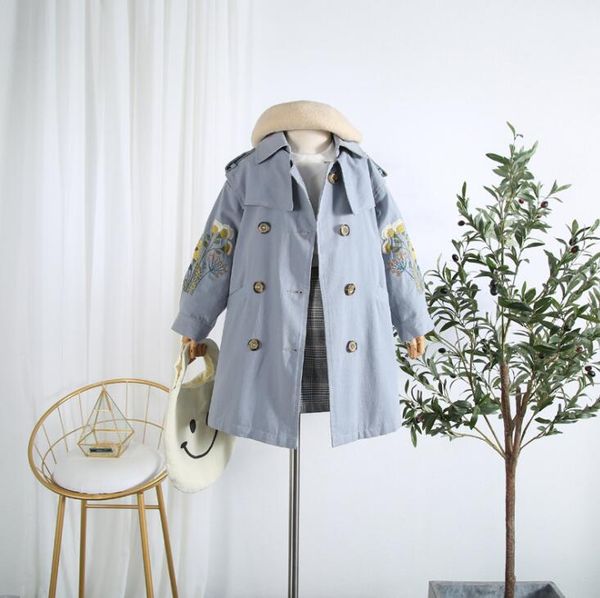 girl windbreaker autumn new korean version of children's embroidery loose simple tie thin outfit clothes ing, Blue;gray
girl windbreaker autumn new korean version of children's embroidery loose simple tie thin outfit clothes ing, Blue;gray