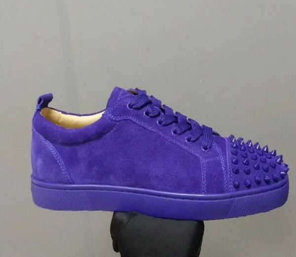Wholesale Red Bottom Shoes Store! Junior Spikes Flat Grey Suede Rivets Toe Men Outdoor Trainers Low Sneaker Street Skate Lace-up Shoes Men
Wholesale Red Bottom Shoes Store! Junior Spikes Flat Grey Suede Rivets Toe Men Outdoor Trainers Low Sneaker Street Skate Lace-up Shoes Men