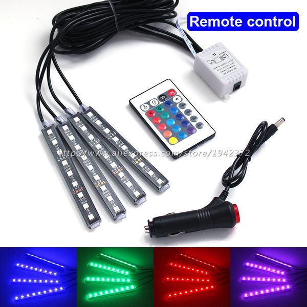 4pcs rgb led voice music remote control decoration lamp rgb colors interior floor decorative light strip for all cars
4pcs rgb led voice music remote control decoration lamp rgb colors interior floor decorative light strip for all cars