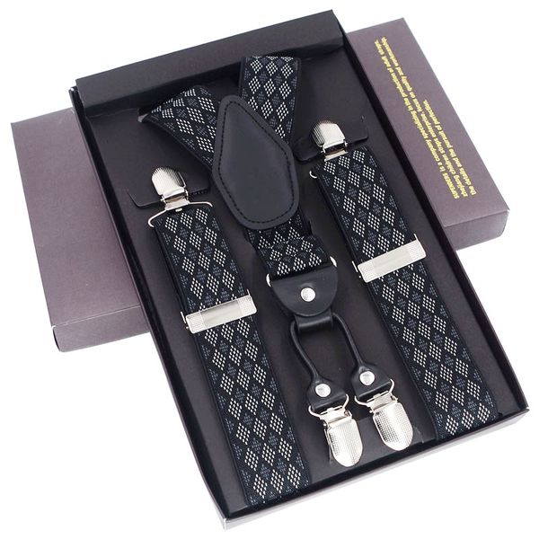 man suspenders 4 clips braces black leather suspenders adjustable belt strap trousers suspensorio father gifts ligas, Black;white
man suspenders 4 clips braces black leather suspenders adjustable belt strap trousers suspensorio father gifts ligas, Black;white