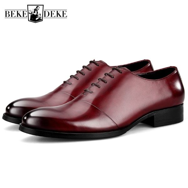 men oxford shoes casual business office dress genuine leather footwear designer solid color pointed toe formal zapatos hombre, Black
men oxford shoes casual business office dress genuine leather footwear designer solid color pointed toe formal zapatos hombre, Black