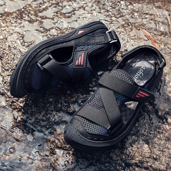 men genuine leather sandals layer cowhide super stylish outdoor slippers soft sandals men roman comfortable walking footwear, Black
men genuine leather sandals layer cowhide super stylish outdoor slippers soft sandals men roman comfortable walking footwear, Black