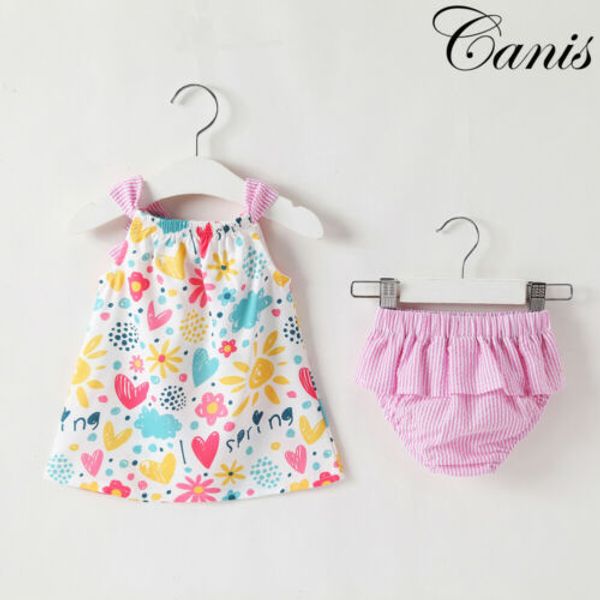 cute fashion casual sleeveless floral everyday newborn toddler baby girls clothes cotton summer dress+shorts outfits sets, Red;yellow
cute fashion casual sleeveless floral everyday newborn toddler baby girls clothes cotton summer dress+shorts outfits sets, Red;yellow