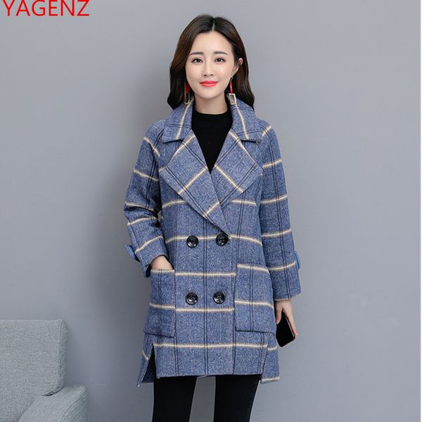 new autumn winter fashion lattice woolen coats female suit collar loose elegant woman coats women's cashmere coat winter 21, Black
new autumn winter fashion lattice woolen coats female suit collar loose elegant woman coats women's cashmere coat winter 21, Black