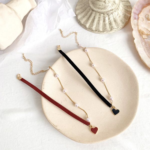 new chokers necklaces trendy asymmetric pearl chain cotton heart party necklace for female korean jewelry red heart women, Silver
new chokers necklaces trendy asymmetric pearl chain cotton heart party necklace for female korean jewelry red heart women, Silver
