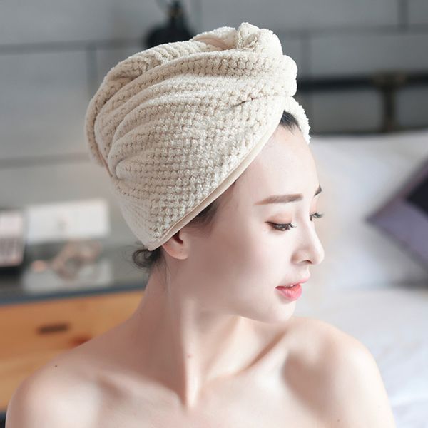 microfiber solid hair turban head wrap quickly dry hair hat super absorbent womens drying towel bathing cap with button
microfiber solid hair turban head wrap quickly dry hair hat super absorbent womens drying towel bathing cap with button