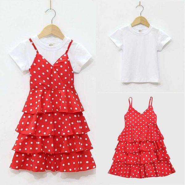 toddler girl 2-piece soft short-sleeved t-shirt + cupcake dotted chiffon beach dress children kid girls summer outfits, Red;yellow
toddler girl 2-piece soft short-sleeved t-shirt + cupcake dotted chiffon beach dress children kid girls summer outfits, Red;yellow