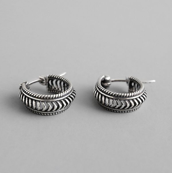 vintage earrings silver 925 geometric wave pattern circle hoop earrings punk jewelrly fashion girl female accessories, Golden;silver
vintage earrings silver 925 geometric wave pattern circle hoop earrings punk jewelrly fashion girl female accessories, Golden;silver