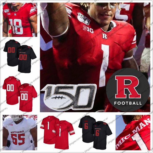 custom 2019 rutgers scarlet knights football jersey any name number #1 isaih pacheco 11 drew singleton 18 bo melton 75 zach venesky s-3xl, Black
custom 2019 rutgers scarlet knights football jersey any name number #1 isaih pacheco 11 drew singleton 18 bo melton 75 zach venesky s-3xl, Black
