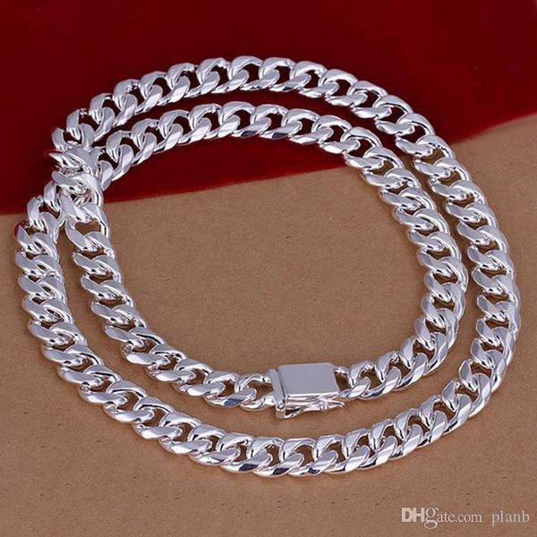 never fade fashion luxury figaro chain necklace men jewelry 925 sterling silver plated 10mm imitation rhodium chain necklaces for mens
never fade fashion luxury figaro chain necklace men jewelry 925 sterling silver plated 10mm imitation rhodium chain necklaces for mens