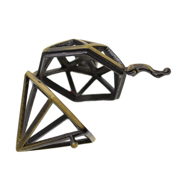 1 piece antique bronze cone cage bead charm pendant necklace for girls and boys jewelry marking findings, Black
1 piece antique bronze cone cage bead charm pendant necklace for girls and boys jewelry marking findings, Black