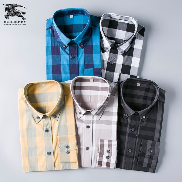 New 2019 gb luxury brand cla ic plaid de ign men 039 ca ual hirt bur018 uk england fa hion long leeve catwalk how t hirt laple tee
New 2019 gb luxury brand cla ic plaid de ign men 039 ca ual hirt bur018 uk england fa hion long leeve catwalk how t hirt laple tee
