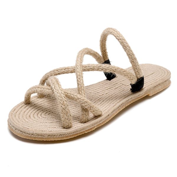 women's summer shoes 2019 gladiator rope sandals women shoes female beach sandals flat sandles slides flip flops buty damskie, Black
women's summer shoes 2019 gladiator rope sandals women shoes female beach sandals flat sandles slides flip flops buty damskie, Black